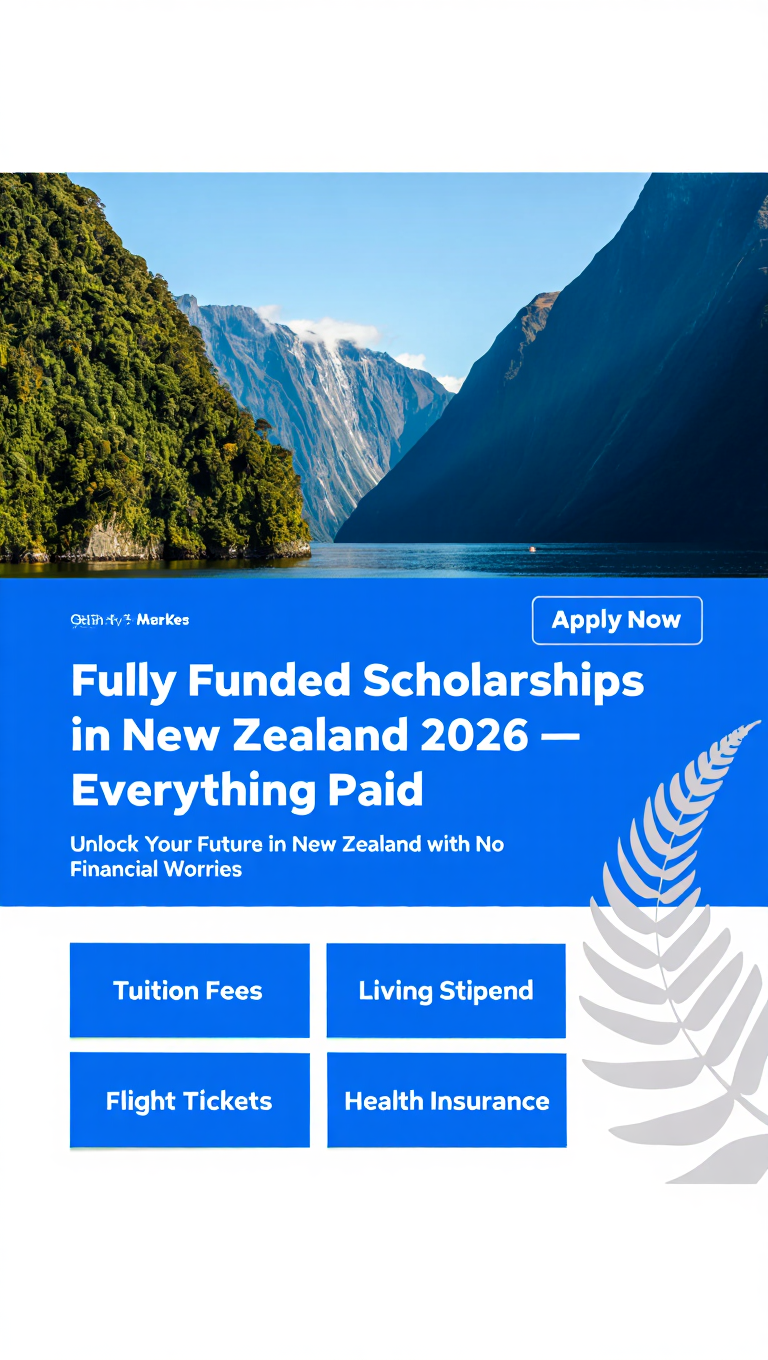 Fully Funded Scholarships In New Zealand 2026: Everything Paid ...